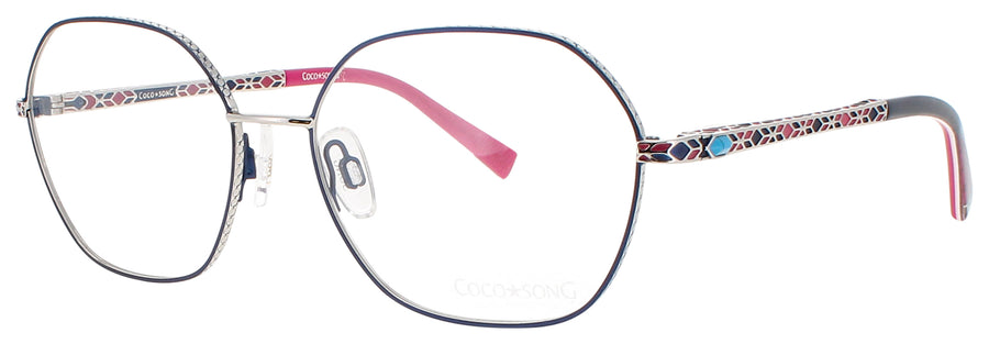 COCO SONG SLOWMOTION LOVER Frame SILVER PINK Lens DEMO