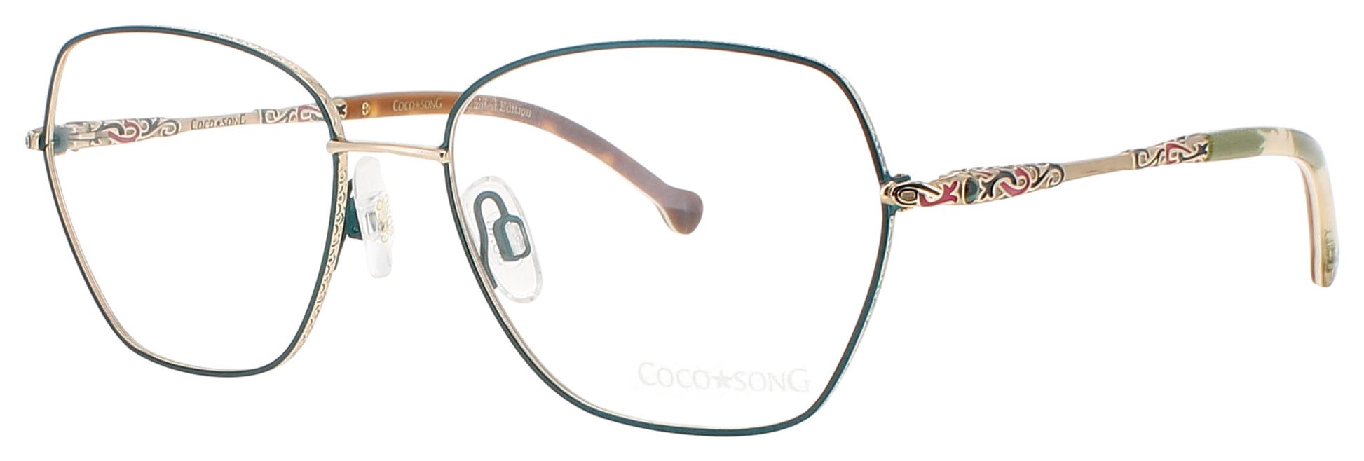 COCO SONG TEXAS DREAM Frame GOLD BLACK Lens DEMO