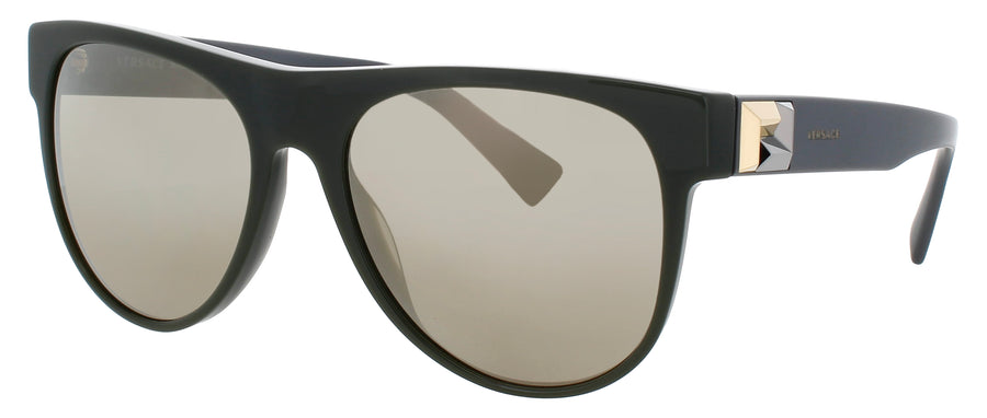 VERSACE 0VE4346 Frame GREEN Lens BROWN GOLD MIRROR