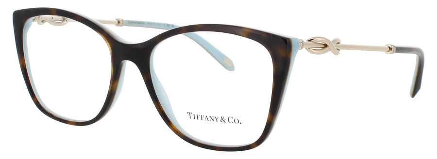 TIFFANY & CO TF2160B Frame HAVANA ON TIFFANY BLUE Lens DEMO