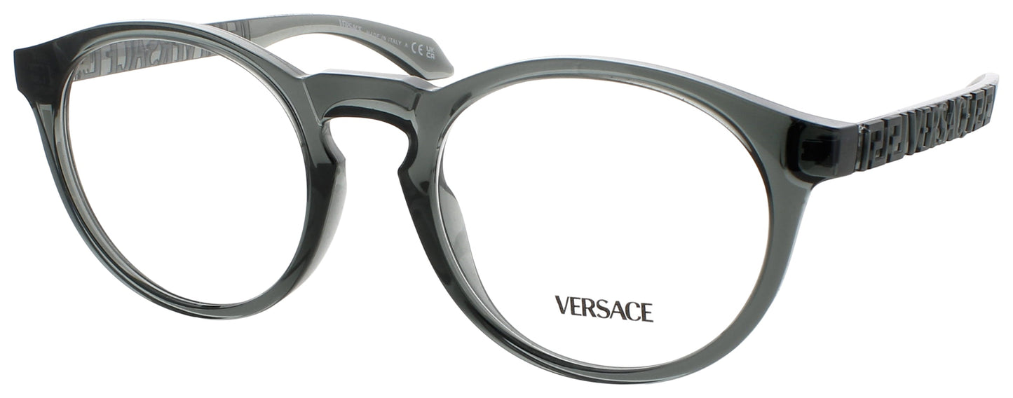 VERSACE 0VE3355U Frame TRANSPARENT GREY Lens DEMO