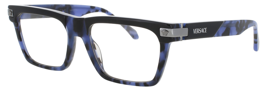 VERSACE 0VE3354 Frame HAVANA BLUE Lens DEMO