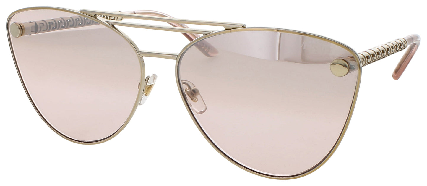 VERSACE 0VE2267 Frame PALE GOLD Lens PINK