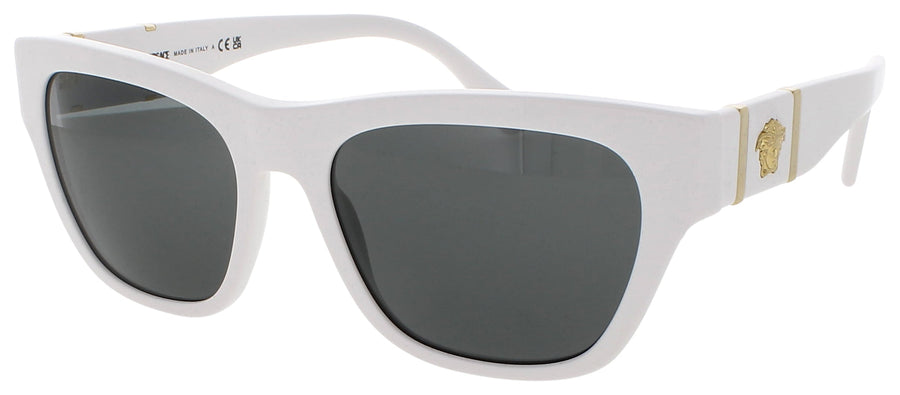 VERSACE 0VE4457 Frame WHITE Lens DARK GREY