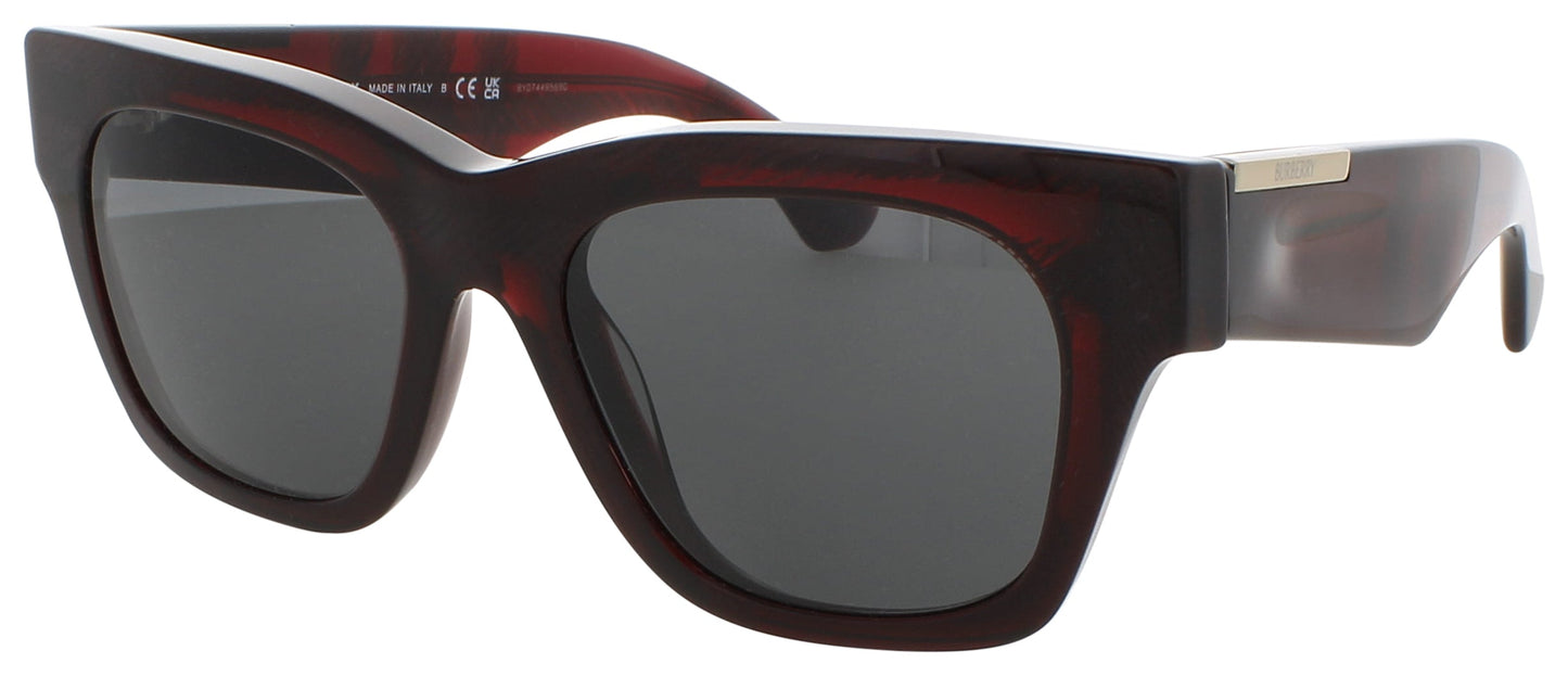 BURBERRY 0BE4424 Frame CHECK RED Lens DARK GREY