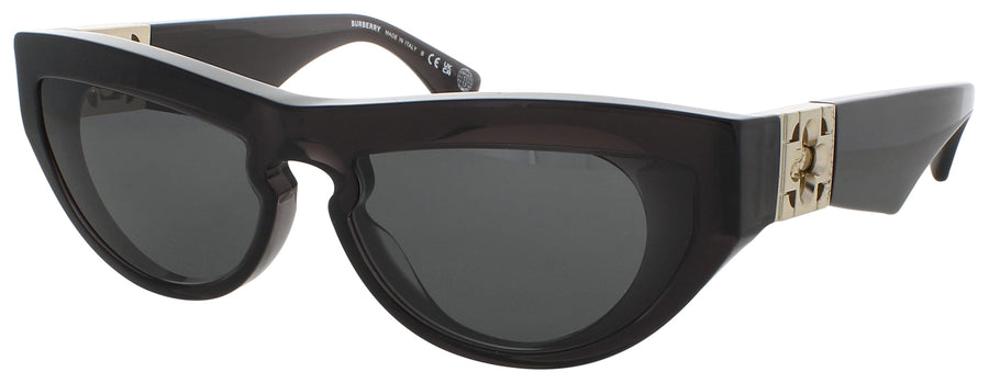 BURBERRY 0BE4422U Frame GREEN Lens DARK GREY