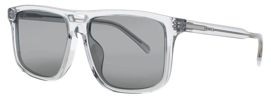 PRADA A22SF Frame TRANSPARENT AZURE Lens GREY FLASH