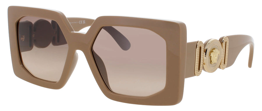 VERSACE 0VE4478U Frame BEIGE Lens GRADIENT BROWN MIRROR