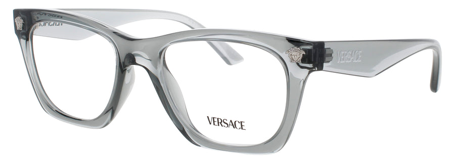 VERSACE 0VE3363U Frame TRANSPARENT GREY Lens DEMO