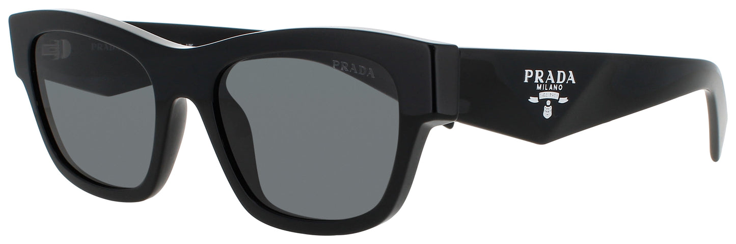 PRADA PR-B09S Frame BLACK Lens DARK GREY