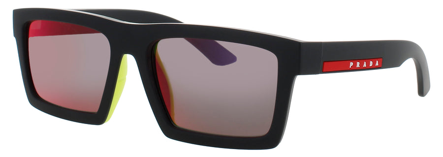PRADA PS A07S Frame MATTE BLACJ Lens GREY MIRROR