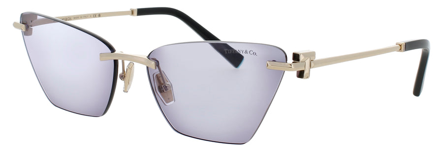TIFFANY & CO TF3120 Frame PALE GOLD Lens VIOLET GRADIENT