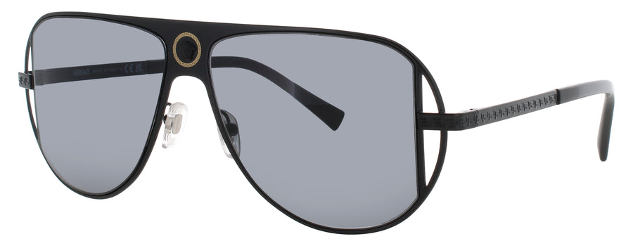 VERSACE 0VE2212 Frame MATTE BLACK Lens SMOKE