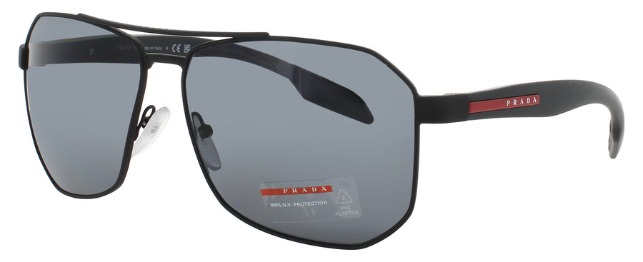 PRADA PS 51VS Frame BLACK Lens POLARIZED GREY