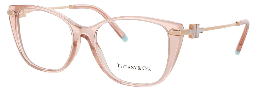 TIFFANY & CO TF2216 Frame TRANSPARENT PEACH Lens DEMO