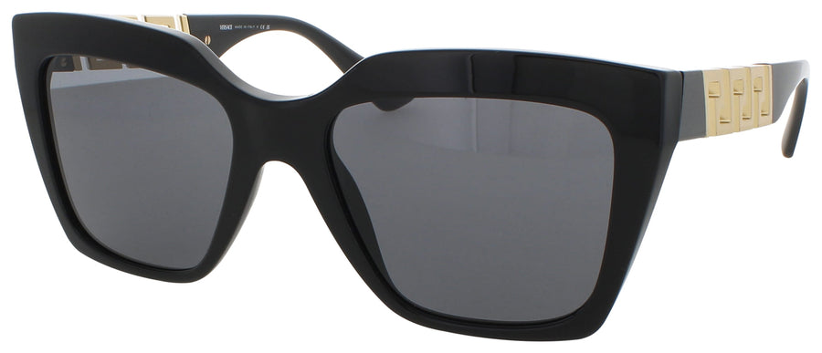 VERSACE 0VE4418 Frame GOLD/BLACK Lens DARK GREY