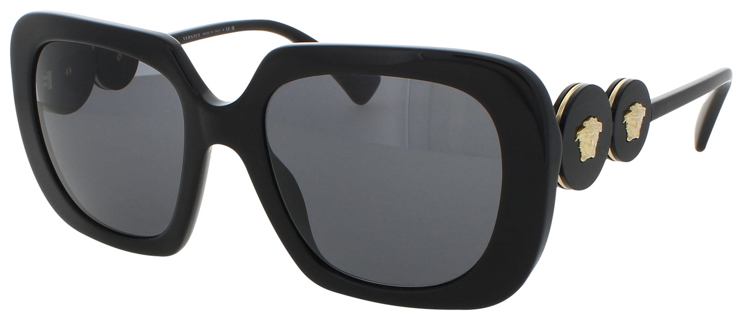 VERSACE 0VE4434 Frame BLACK Lens DARK GREY