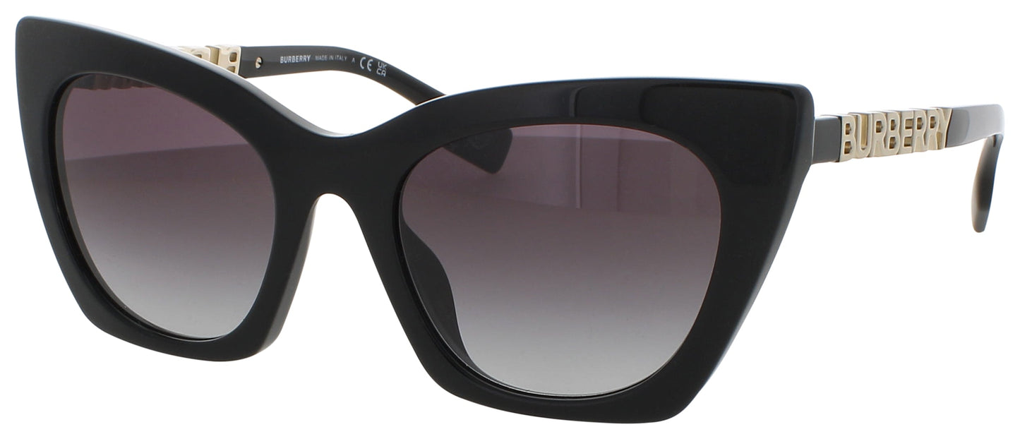 BURBERRY 0BE4372U Frame BLACK Lens GREY GRAIENT