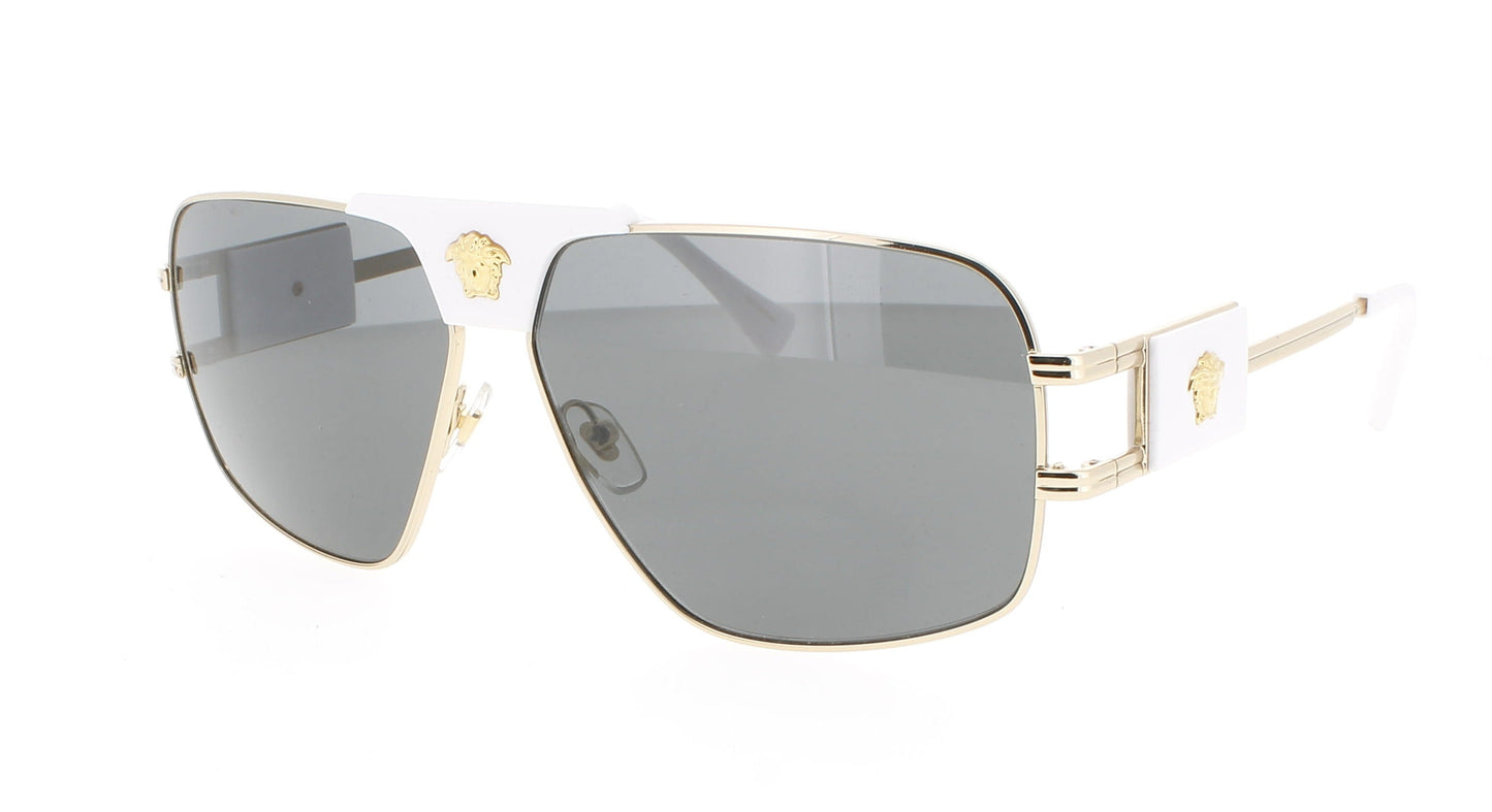 VERSACE 0VE2251 Frame GOLD/WHITE Lens DARK GREY