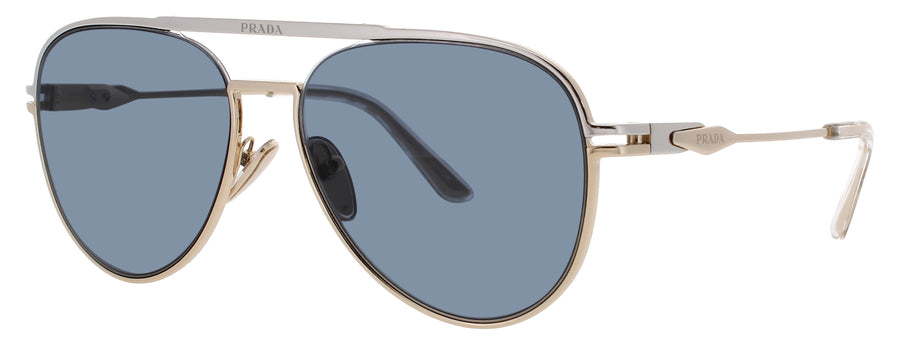 PRADA PR-54ZS Frame GOLD/SILVER Lens GREY