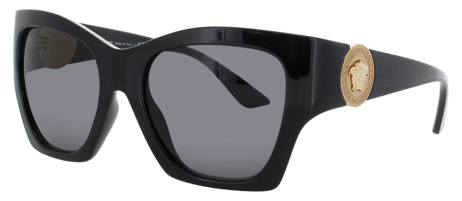VERSACE 0VE4452 Frame BLACK Lens SMOKE
