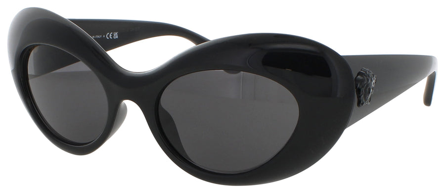 VERSACE 0VE4456U Frame BLACK Lens DARK GREY