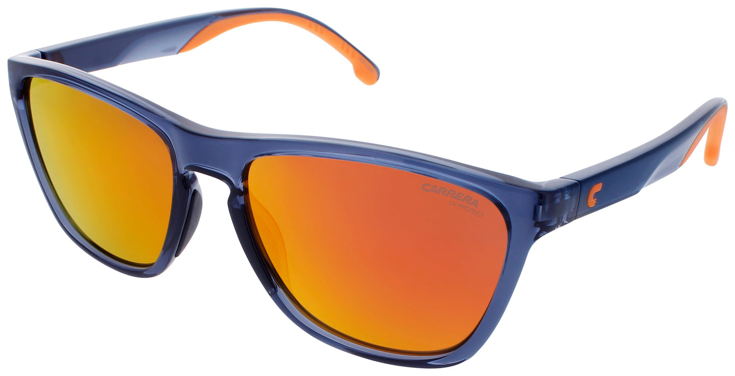CARRERA 8058/S Frame BLUE Lens ORANGE MIRROR