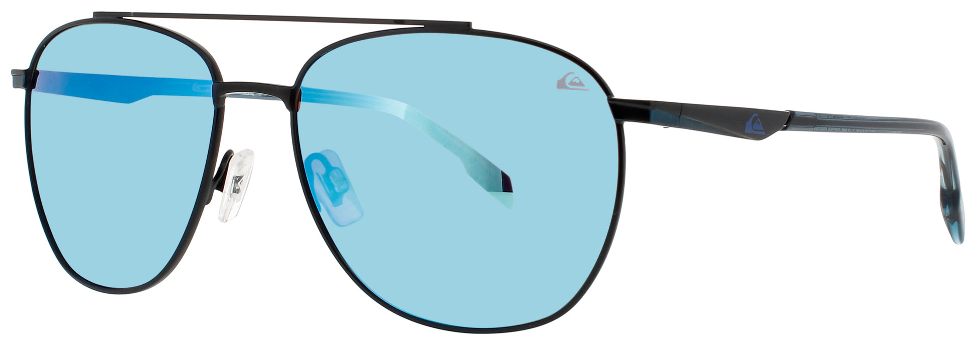 QUIKSILVER QS3002 Frame MATTE BLACK Lens BLUE MIRRORED