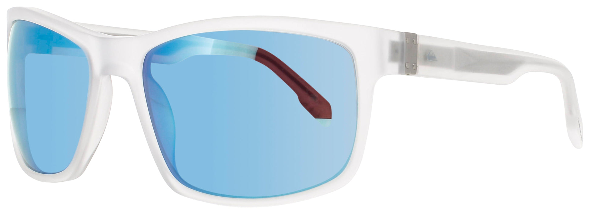 QUIKSILVER QS4005 Frame MATTE CRYSTAL Lens BLUE MIRRORED