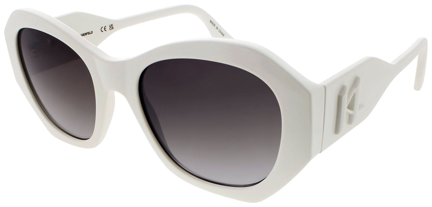 KARL LAGERFELD KL6146S Frame WHITE Lens SMOKE GRADIENT