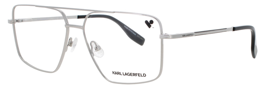 KARL LAGERFELD KL357 N Frame SILVER Lens DEMO