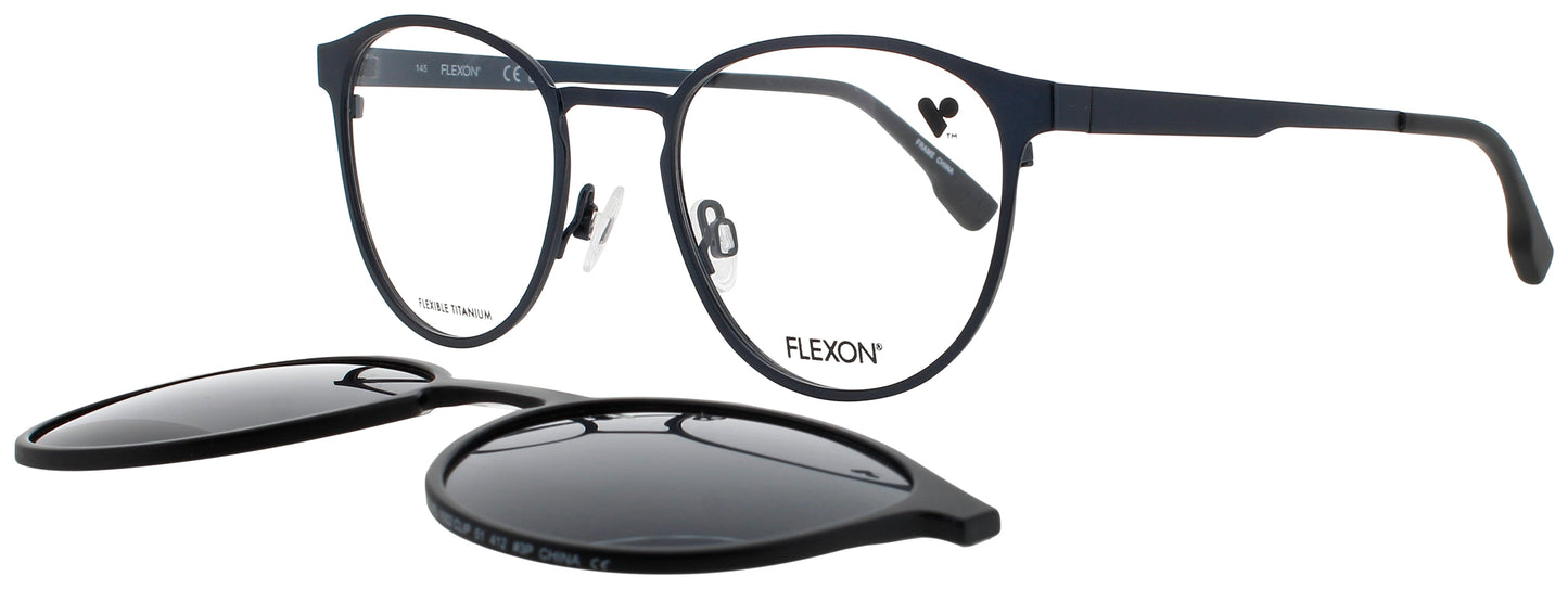 FLEXON FLX1002MAG-SET-412 Frame NAVY Lens DEMO