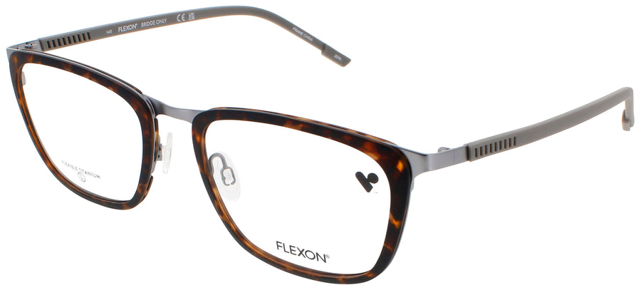 FLEXON E1139 Frame MATTE TORTOISE/GUNMETAL Lens DEMO
