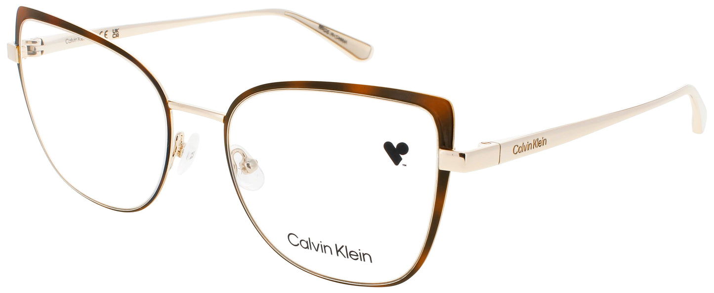 CALVIN KLEIN CK22101 Frame HAVANA GOLD Lens DEMO