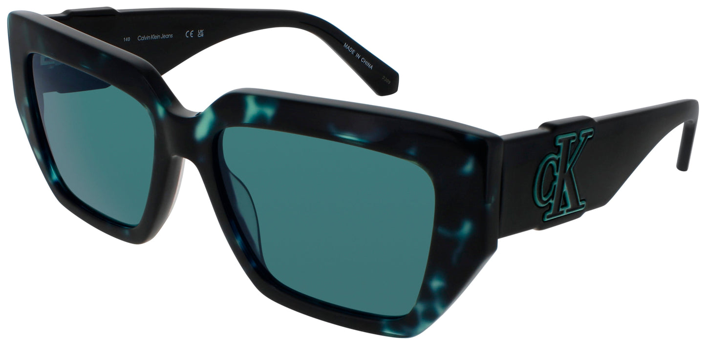 CALVIN KLEIN JEANS CKJ23608S Frame GREEN HAVANA Lens GREEN