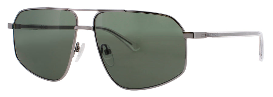 CALVIN KLEIN CK23126S Frame MATTE LIGHT GUNMETAL Lens GREEN
