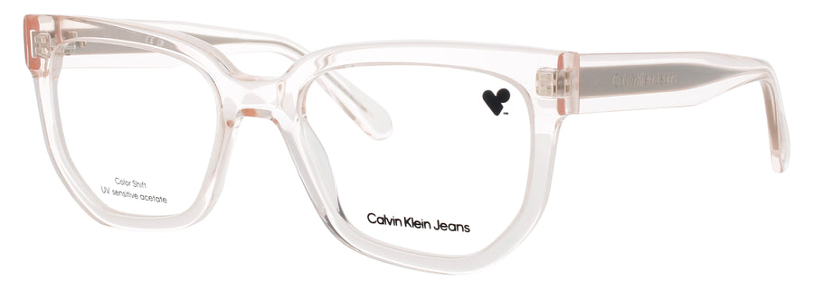 CALVIN KLEIN JEANS CKJ24615 Frame CRYSTAL TO ROSE Lens DEMO