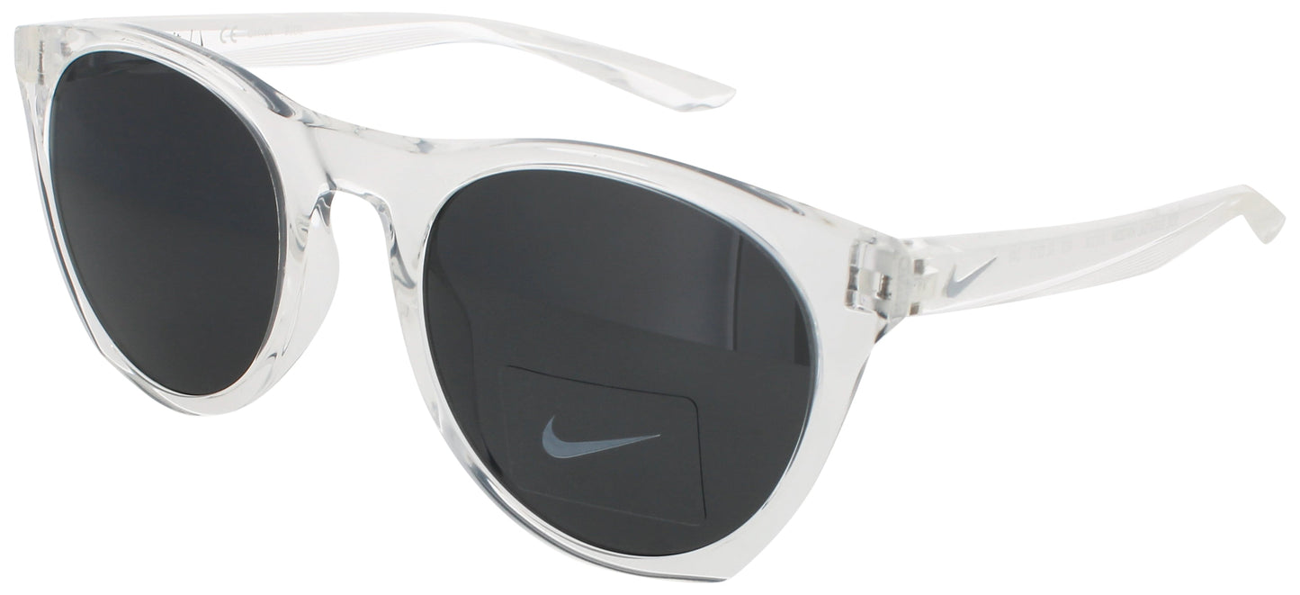 NIKE ESSENTIAL HORIZON EV1118 Frame CLEAR/WHITE Lens DARK GREY