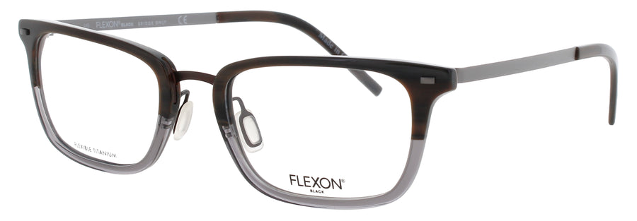 FLEXON B2021 Frame BROWN HORN GRADIENT Lens DEMO