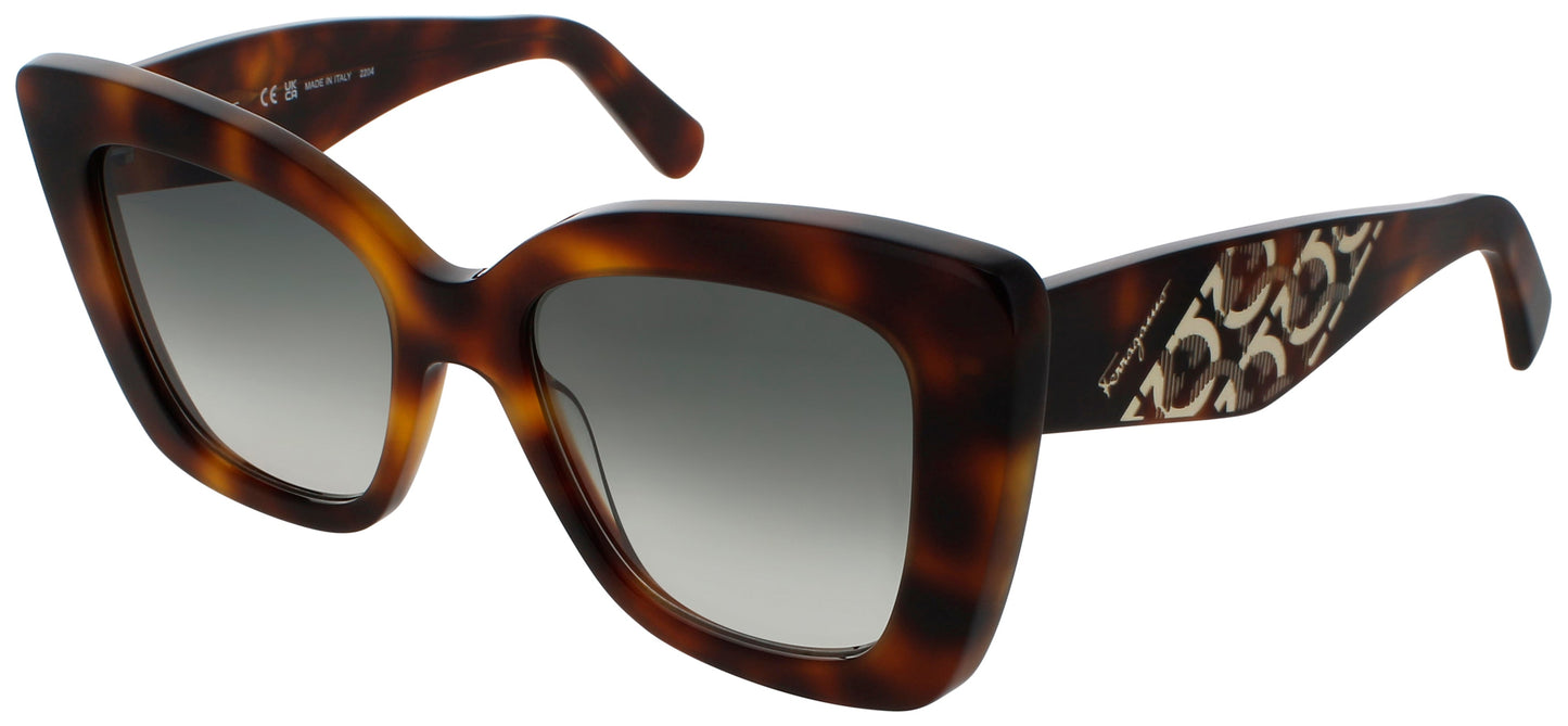 SALVATORE FERRAGAMO SF1023S Frame TORTOISE Lens GREY
