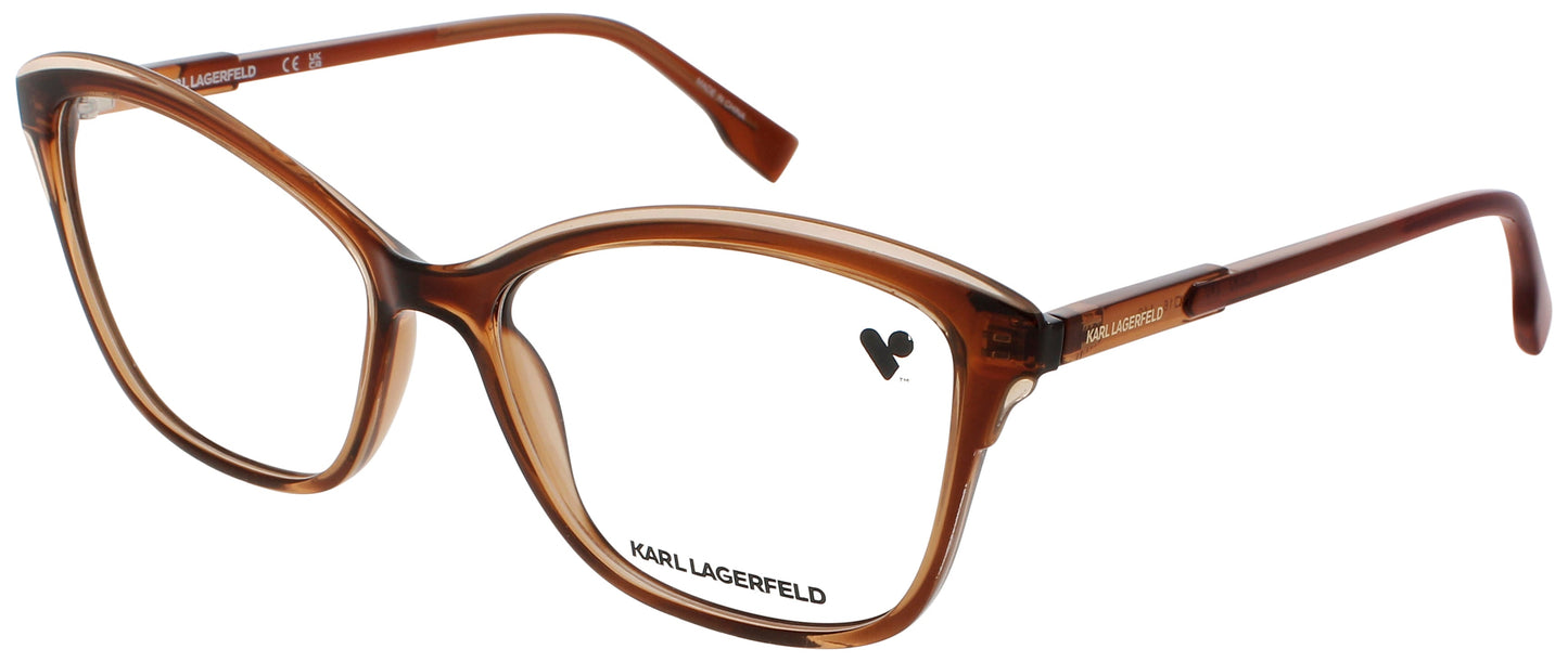 KARL LAGERFELD KL6095 Frame LIGHT BROWN Lens DEMO