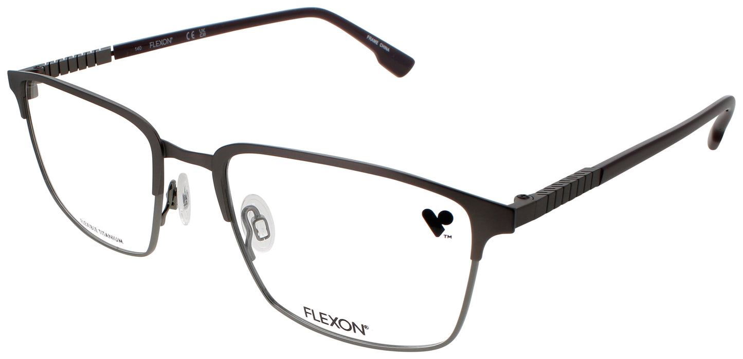 FLEXON E1128 Frame MATTE GUNMETAL Lens DEMO