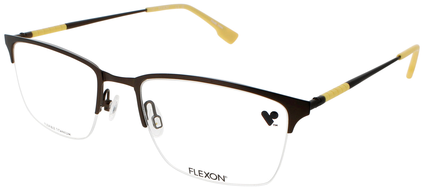 FLEXON E1130 Frame MATTE COFFEE Lens DEMO
