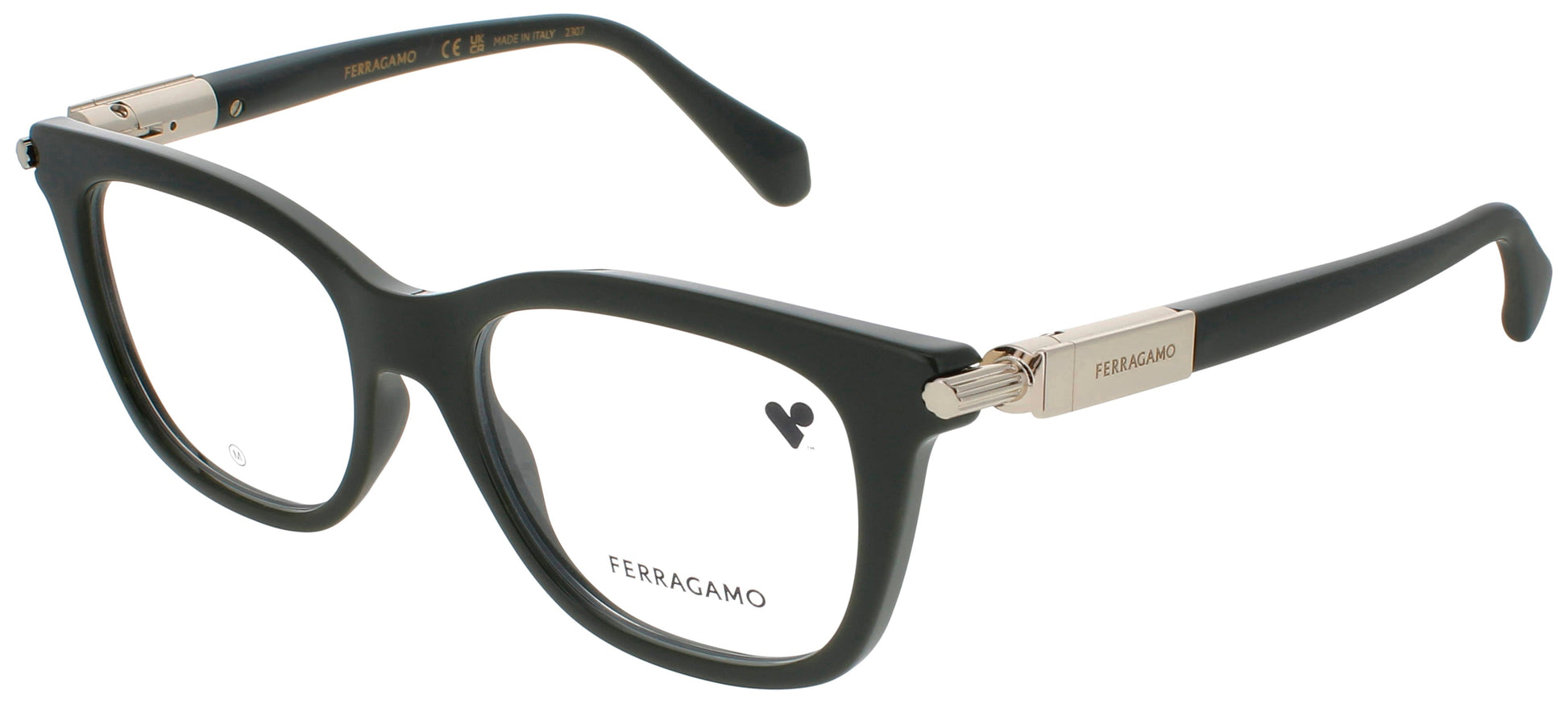 SALVATORE FERRAGAMO SF2973 Frame DARK GREEN Lens DEMO