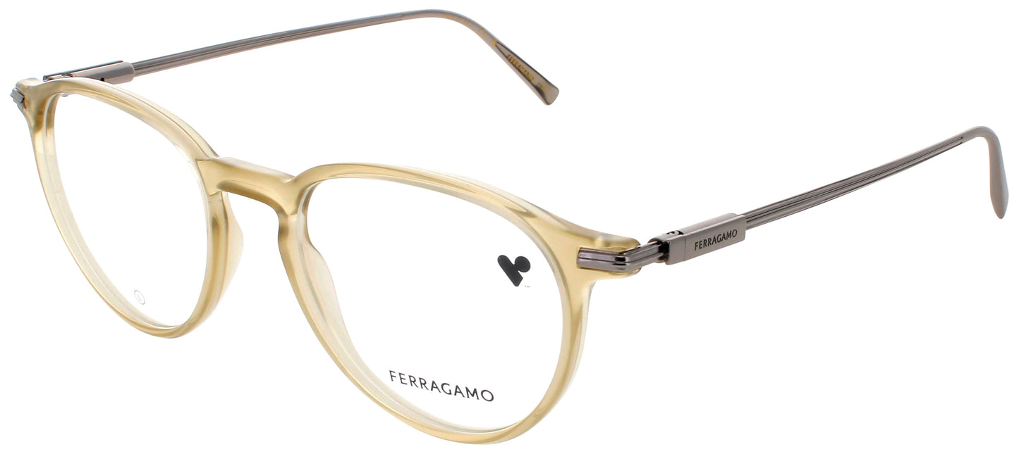 SALVATORE FERRAGAMO SF2976 Frame OPALINE OLIVE Lens DEMO