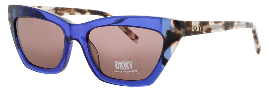 DKNY DK547S Frame COBALT/BONE TORTOISE Lens DARK COBALT