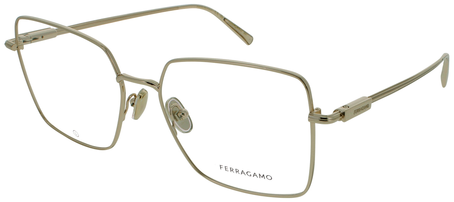 SALVATORE FERRAGAMO SF2230 Frame ROSE GOLD Lens DEMO