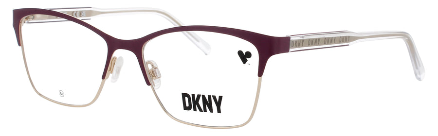 DKNY DK3008 Frame PLUM / GOLD Lens DEMO