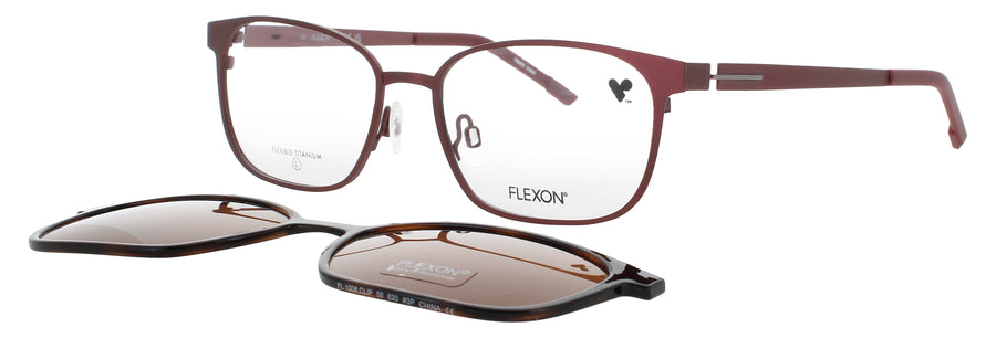 FLEXON FLX1008MAG-SET Frame MATTE CHERRY RED Lens DEMO