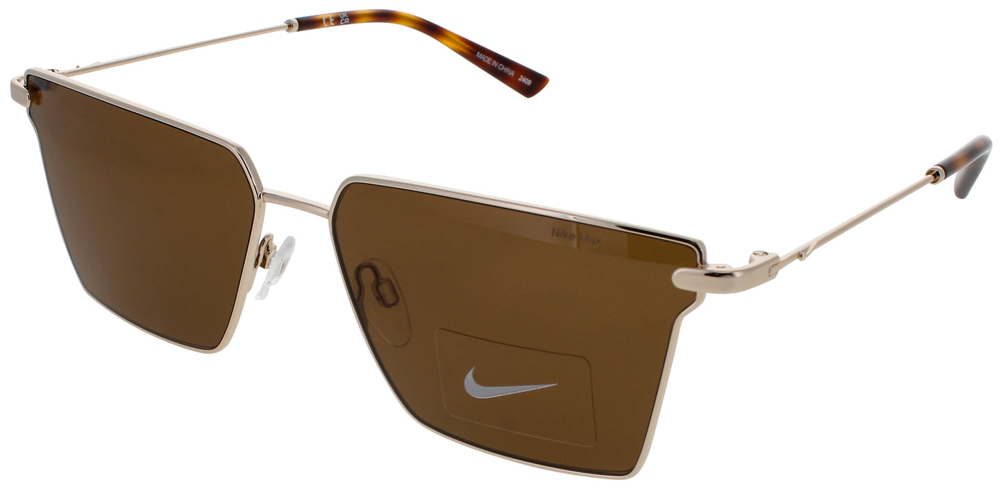 NIKE PURSUIT FLAIR IB3683X Frame GOLD Lens BROWN